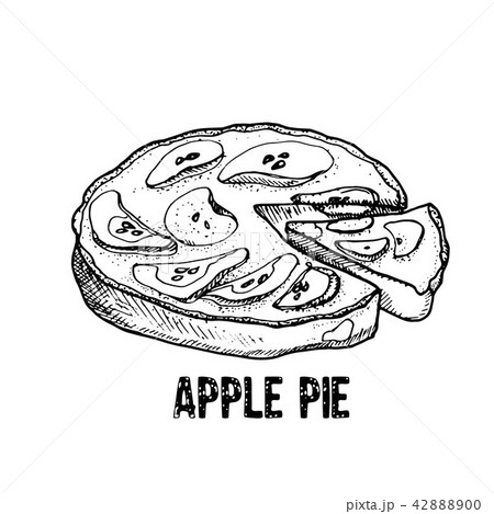 Home Made Apple Pie のイラスト素材 40
