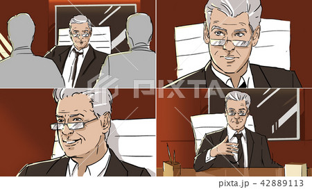 Portraits of an old man from storyboard 42889113