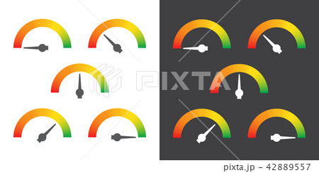 Meter signs infographic gauge element Meter signs infographic gauge element 42889557