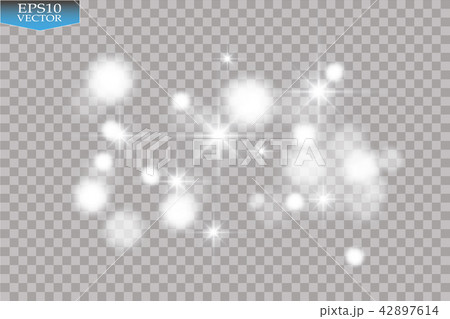 Abstract white bokeh effect explosion with sparks. 42897614