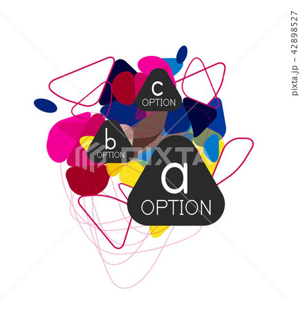 Triangle infographics design layout 42898527