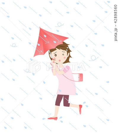 暴風雨　すぼめる 42898560