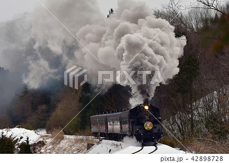 真岡鉄道　冬景色 42898728