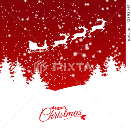 christmas theme with reindeer, illustration christmas theme with reindeer, illustration 42898944
