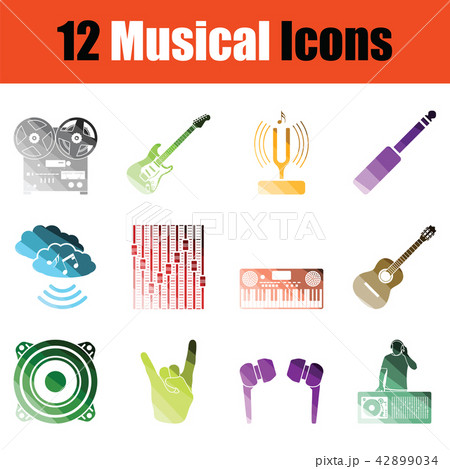 Musical icon set Musical icon set 42899034