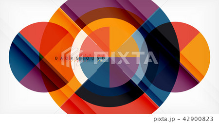 Vector circle abstract background 42900823