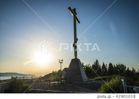 Tsarev kurgan. Attraction of the Samara region. On a Sunny summer day Tsarev kurgan. Attraction of the Samara region. On a Sunny summer day 42901018