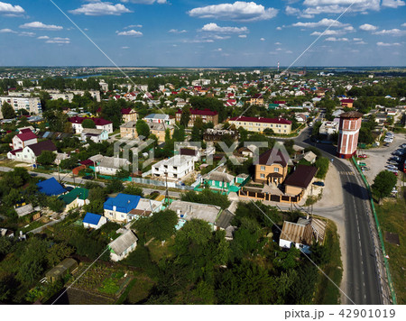 Gryazi city in Lipetsk region in Russia. Yop view Gryazi city in Lipetsk region in Russia. Yop view 42901019