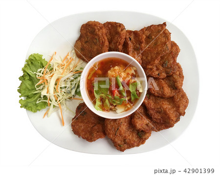 Thai Food Fried Fish Cakes Thai Food Fried Fish Cakes 42901399
