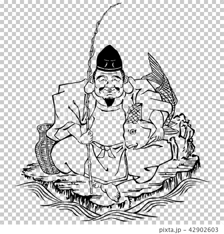 惠比壽惠比壽惠比壽插畫 42902603