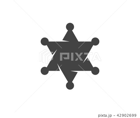 star sherif vector icon template 42902699