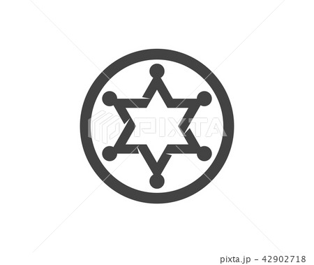 star sherif vector icon template 42902718