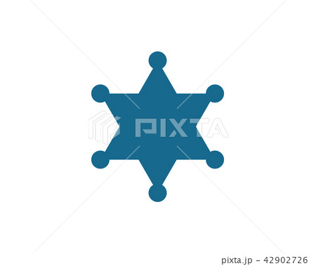 star sherif vector icon template 42902726