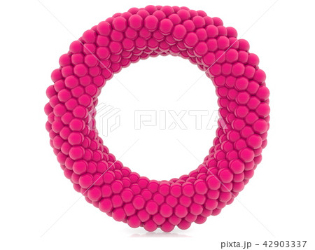 Abstract ring on white 42903337