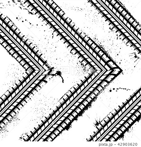 Abstract grunge white tires 42903620