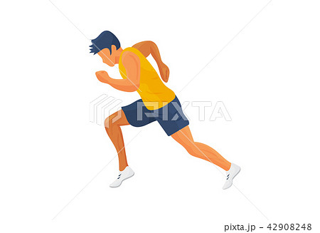 Young woman running in the nature. Healthy lifestyle and sport