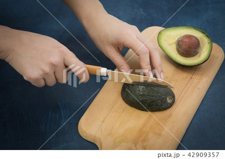 Stock Photo - fresh, ripe avocado, the healthiest fruits. making salad, smoothie, oil by avocado. Perfect food for the diet. 108 42909357