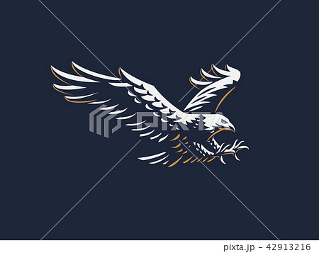 The flying eagle.  42913216
