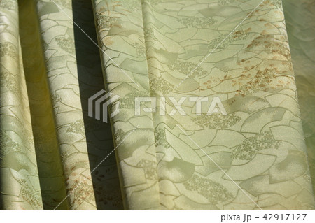 和風イメージ、美しい日本の織物、布 42917127