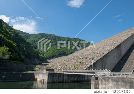 奈良俣ダム　放水路　群馬県水上町 42917139