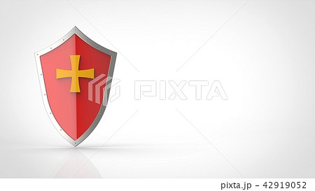 盾 右コピースペース 盾 右コピースペース 42919052