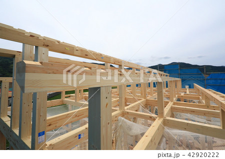新築戸建ての上棟現場 新築戸建ての上棟現場 42920222