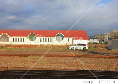 Furano Line of countryside of Japan, Asia. 42921314
