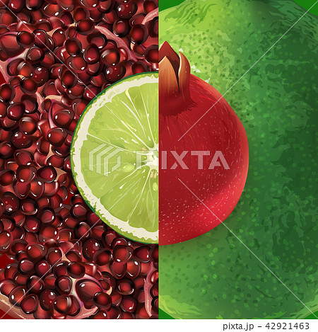 Pomegranate and lime 42921463