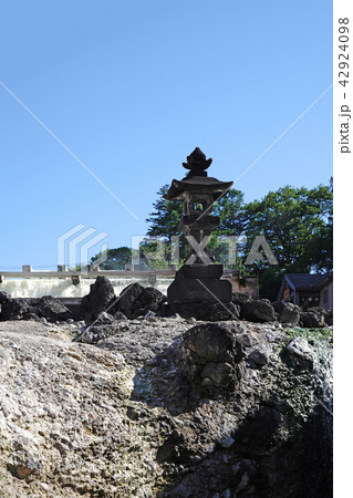 草津　湯畑の灯篭 42924098