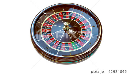 Casino roulette wheel. 42924846