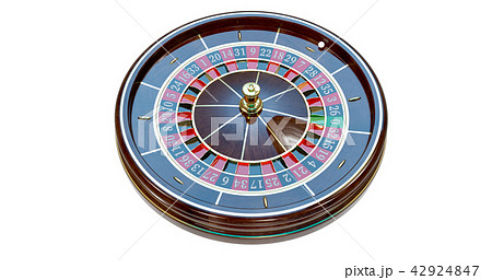 Casino roulette wheel. 42924847