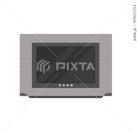 Retro TV, television receiver vector Illustration on a white background 42925353