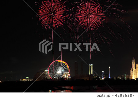 長島温泉の花火 42926387