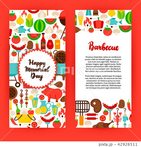 Happy Memorial Day Barbecue Flyer 42926511
