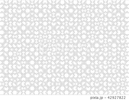 660 white puzzles pieces  template 42927822