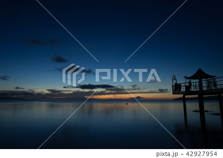 フサキビーチの夕景 フサキビーチの夕景 42927954