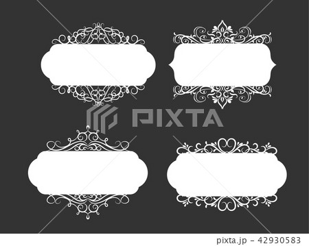Vector illustration of old style label 42930583