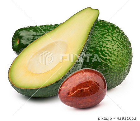 Two avocados isolated 42931052