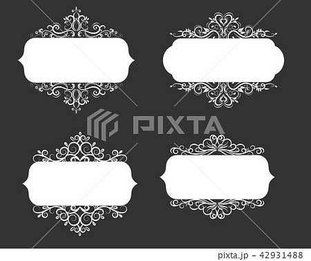 Vector illustration of old style label 42931488