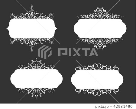 Vector illustration of old style label 42931490