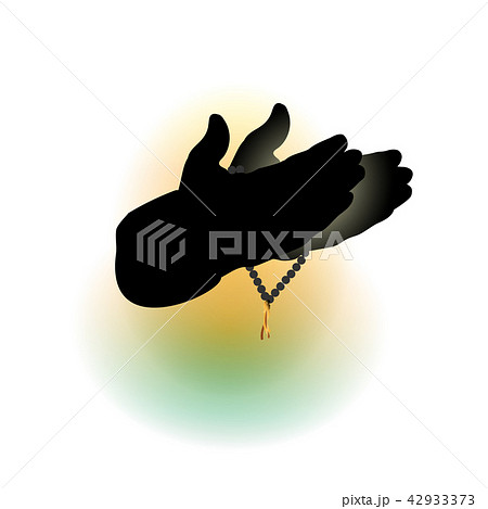 Hands of a Muslim who prays, the vector Hands of a Muslim who prays, the vector 42933373