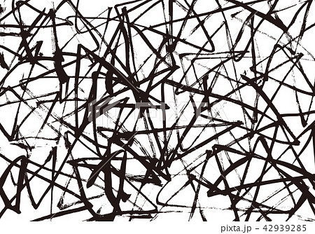 ブラシ ストローク テキスタイルのイラスト素材 42939285 Pixta