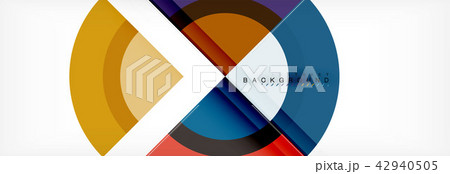 Vector circular geometric abstract background Vector circular geometric abstract background 42940505