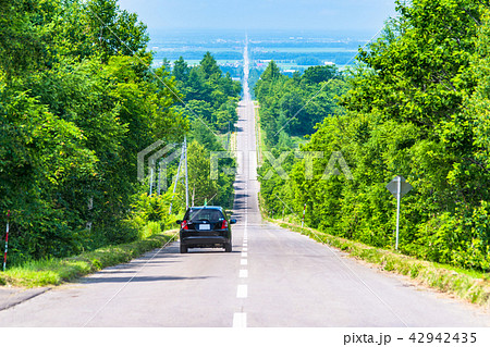 《北海道》天に続く道・ドライブイメージ 42942435