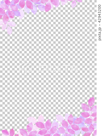 Watercolor leaf frame purple Watercolor leaf frame purple 42943200