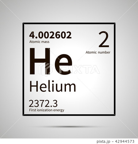 Helium chemical element icon Helium chemical element icon 42944573