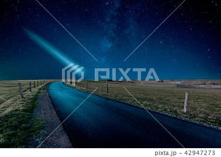 Perseid Meteor Shower and the Milky Way,  42947273