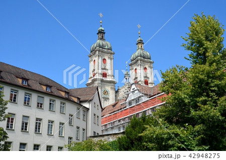 ザンクトガレン　大聖堂の鐘楼 42948275