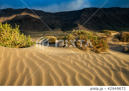 mountain landscape of unique Lanzarote nature 42949672
