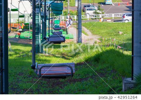 一人乗りリフト 中富良野 一人乗りリフト 中富良野 42951264